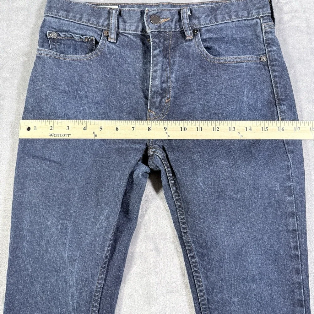 Banana Republic Mens Slim Fit Jeans 29x30 Dark Wash Blue Stretch Denim Pants